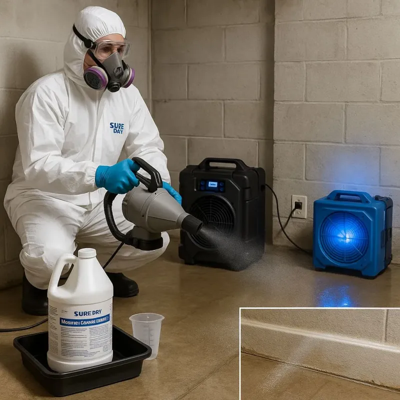 Sanitization and Odor Removal process in Ixonia, WI